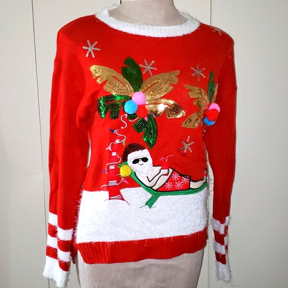 Poof! Sweaters - Long Sleeve Holiday Sweater